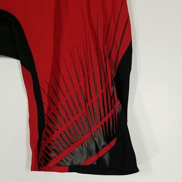 Oakley Blade Shorts Womens Size Medium Black Red Compression Liner Waist Tie - Picture 3 of 7